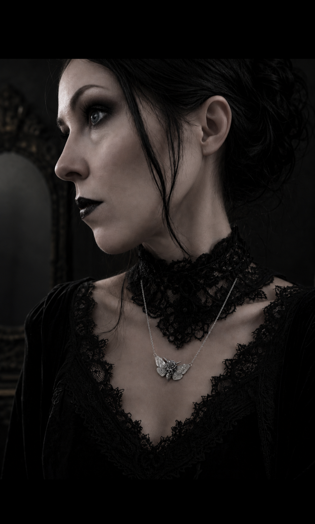 Death-Head Moth Necklace